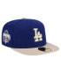 Фото #1 товара Men's Royal Los Angeles Dodgers Canvas A-Frame 59FIFTY Fitted Hat
