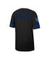 Men's Black Hampton Pirates Free Spirited Mesh Button-Up Baseball Jersey