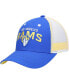 ფოტო #2 პროდუქტის Boys Royal and White Los Angeles Rams Core Lockup Snapback Hat