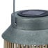 Solarlampe Rattan & Metall