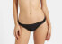 Фото #1 товара TOPSHOP Womens Swimwear Ruched Cheeky Hipster Bikini Bottom Solid Black Size 4