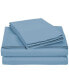 Фото #2 товара University 4 Piece Light Blue Solid Twin Xl Sheet Set