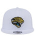 ფოტო #3 პროდუქტის Men's White Jacksonville Jaguars Throwback Logo Standard 9FIFTY Snapback Hat