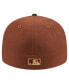Фото #3 товара Men's Atlanta Braves Velvet Logo Fill Low Profile 59FIFTY Fitted Hat