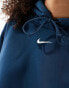 Фото #4 товара Nike Mini Swoosh hoodie in navy