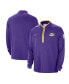 Men's Purple Los Angeles Lakers Authentic Performance Half-Zip Jacket Fildpp/whi, M - фото #1