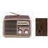 Portable Bluetooth Radio Kooltech CPR POP Vintage Brown