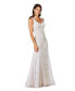 ფოტო #1 პროდუქტის Women's Greta Beaded V-Neck Tulle Wedding Dress with Contrast Lining