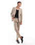 Selected Homme Neil regular fit suit jacket in cream