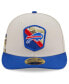 Фото #4 товара Men's Stone, Royal Buffalo Bills 2023 Salute To Service Low Profile 59FIFTY Fitted Hat
