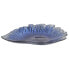 Centerpiece Romimex Blue Glass Shell 40 x 6 x 29 cm