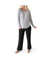 ფოტო #1 პროდუქტის Plus Size Nursing Long Sleeve T-shirt