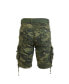 ფოტო #2 პროდუქტის Men's Belted Cargo Shorts with Twill Flat Front Washed Utility Pockets