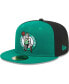 Фото #4 товара Men's Kelly Green, Black Boston Celtics Gameday Wordmark 59FIFTY Fitted Hat