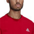 Фото #4 товара Футболка с коротким рукавом мужская Adidas Essential Logo Красный