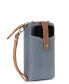 ფოტო #7 პროდუქტის Women's Silverlake Leather Convertible Smartphone Crossbody Bag