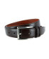 Фото #1 товара Men's Lorenzo 32mm Dropped Edge Leather Dress Belt