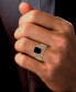 ფოტო #2 პროდუქტის Men's Lab Created Blue Sapphire (6-1/4 ct. t.w.) & Lab-Created Diamond (1-1/4 ct. t.w.) Ring in 10k Gold
