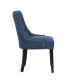 Фото #8 товара Upholstered Wingback Button Tufted Dining Chair Set of 2