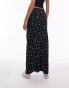 Фото #5 товара Topshop Tall ditsy maxi bias skirt in blue floral print