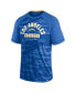 Фото #3 товара Men's Powder Blue Los Angeles Chargers Hail Mary Raglan T-shirt