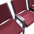 Фото #4 товара Hercules Series Heavy Duty Burgundy Patterned Fabric Stack Chair