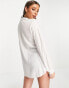 Фото #3 товара Influence cheesecloth beach shirt in white