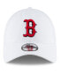 Фото #3 товара Men's White Boston Red Sox Fashion Core Classic 9Twenty Adjustable Hat