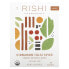 Фото #1 товара Травяной сбор органический Rishi Tea, Куркума и имбирь, без кофеина, 15 пакетиков, 46.5 г