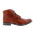 Фото #1 товара Bed Stu Hoover F414002 Mens Brown Leather Lace Up Chukkas Boots 9.5