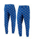 ფოტო #2 პროდუქტის Men's Royal Philadelphia 76ers Allover Logo Jogger Pants