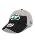 Фото #3 товара Men's Gray, Black New York Jets 2023 Sideline 9FORTY Adjustable Hat