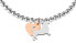 Фото #2 товара Двухцветный стальной браслет Собака и сердце LPS05AQI04