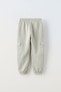 Plush parachute trousers