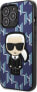 Karl Lagerfeld Etui Karl Lagerfeld KLHCP13LPMNIKBL Apple iPhone 13 Pro hardcase niebieski/blue Monogram Ikonik Patch