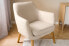 Loungesessel NICHOLAS Webstoff Stefka: Beige - фото #7