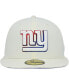 Фото #3 товара Men's Cream New York Giants Chrome Dim 59FIFTY Fitted Hat