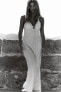 Фото #2 товара Платье с принтом и сатинированным эффектом ZARA