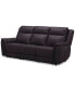 Addyson 88" 3-Pc. Leather Sofa with 3 Zero Gravity Recliners with Power Headrests, Created for Macy's