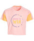 Фото #1 товара Big Girls 'Born To Win' Short-Sleeve Cropped T-Shirt, Created for Macy's