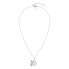 Elegant steel necklace with medallion TJ-0095-N-50