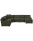 Фото #12 товара Radley Fabric 6-Piece Chaise Sectional with Wedge, Created for Macy's