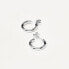 Фото #3 товара Минималистичные серебряные серьги-кольца Medium CLOUD Silver AR02-377-U