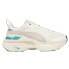Фото #2 товара Puma Kosmo Rider Dc5 Lace Up Womens White Sneakers Casual Shoes 384046-02