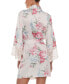 ფოტო #6 პროდუქტის Women's Cindy Floral Satin Robe