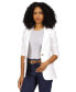 ფოტო #1 პროდუქტის Women's Knit One-Button Blazer