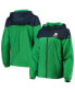 ფოტო #2 პროდუქტის Women's Green, Navy Notre Dame Fighting Irish Flash Forward Lined Full-Zip Windbreaker Jacket