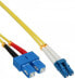 Фото #1 товара inLine 88656G волоконно-оптический кабель 25 m OS2 2x LC 2x SC Yellow,Black,Blue,Red,White