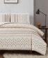 Фото #1 товара Одеяло с наволочками Brooklyn Loom Mia с тонким узором, 3 шт., размер Full/Queen