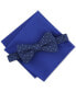 Фото #1 товара Men's Marshall Dot Bow Tie & Pocket Square Set, Created for Macy's
